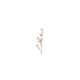 Country field countryfield fleur artificielle prunus avium orange soie h110cm