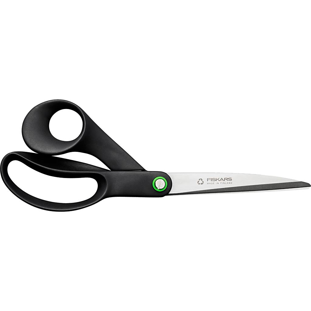 Ciseaux universels Fiskars, l: 24 cm, droitier, noir, 1 pièce