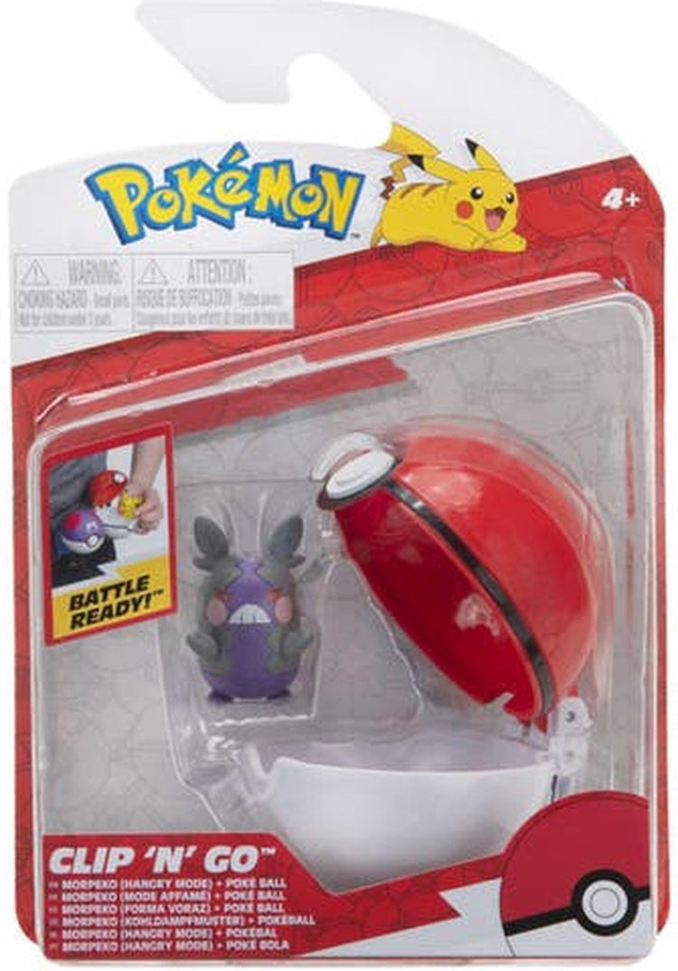 Pokémon Pokémon - Clip 'n' Go - Morpeko (mode Hangry) + Pokeball