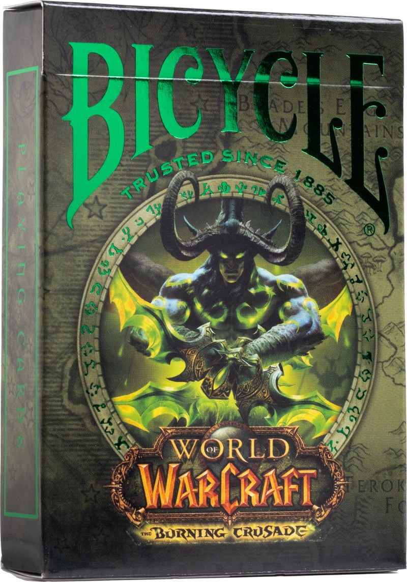 Bicycle World of Warcraft Burning Crusade - Cartes à jouer premium - Ultimates - Poker - Objets de collection - Marchandises de jeux