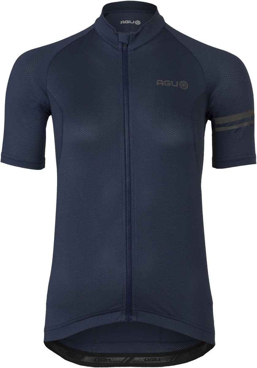 Agu core chemise de cyclisme essentiel dames bleu profond