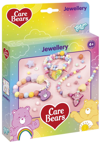 Totum Bisounours Bisounours fabrication bijoux 2 bracelets et collier - jouets pour filles à partir de 4 ans astuce cadeau fabrication bracelets craft