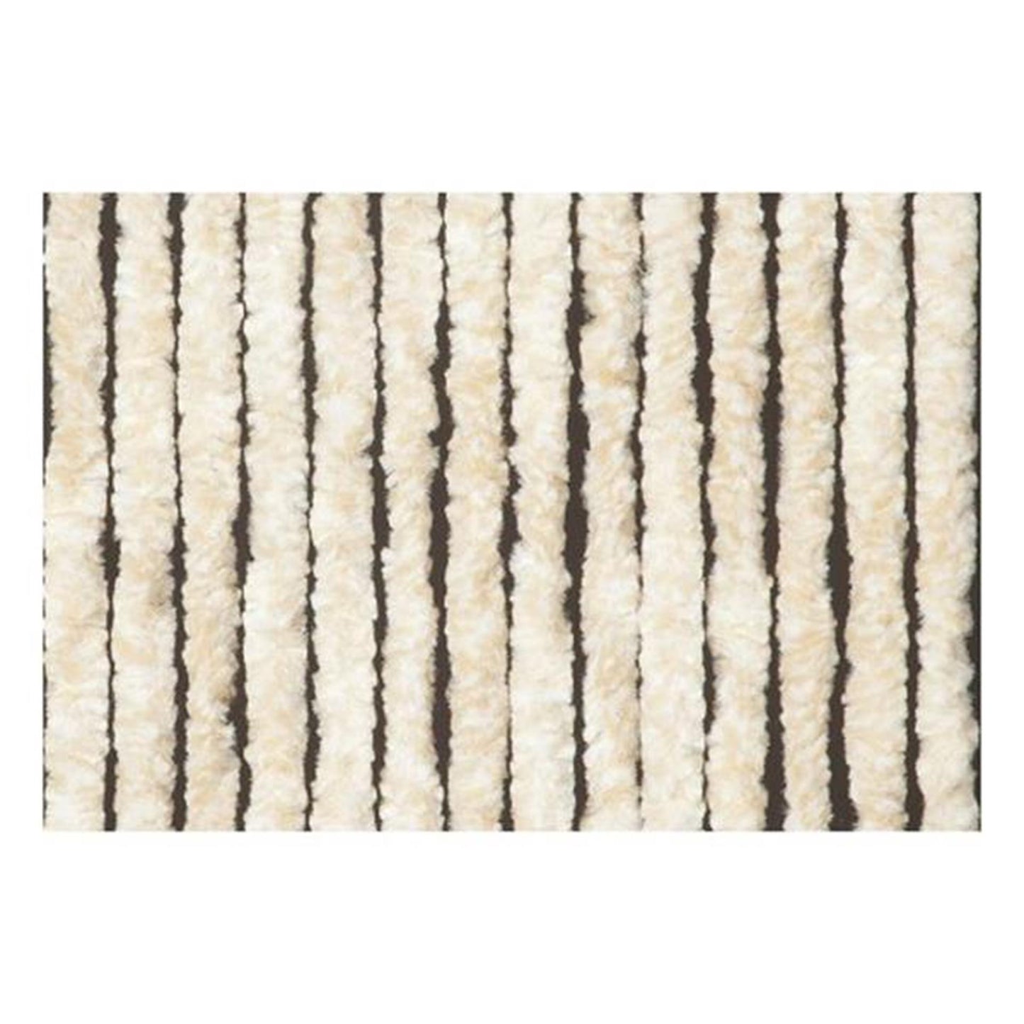 Wicotex rideau queue de chat 100x240 beige blanc