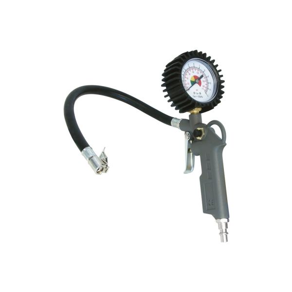 Pistolet de pompe à pneus Carpoint avec un manomètre