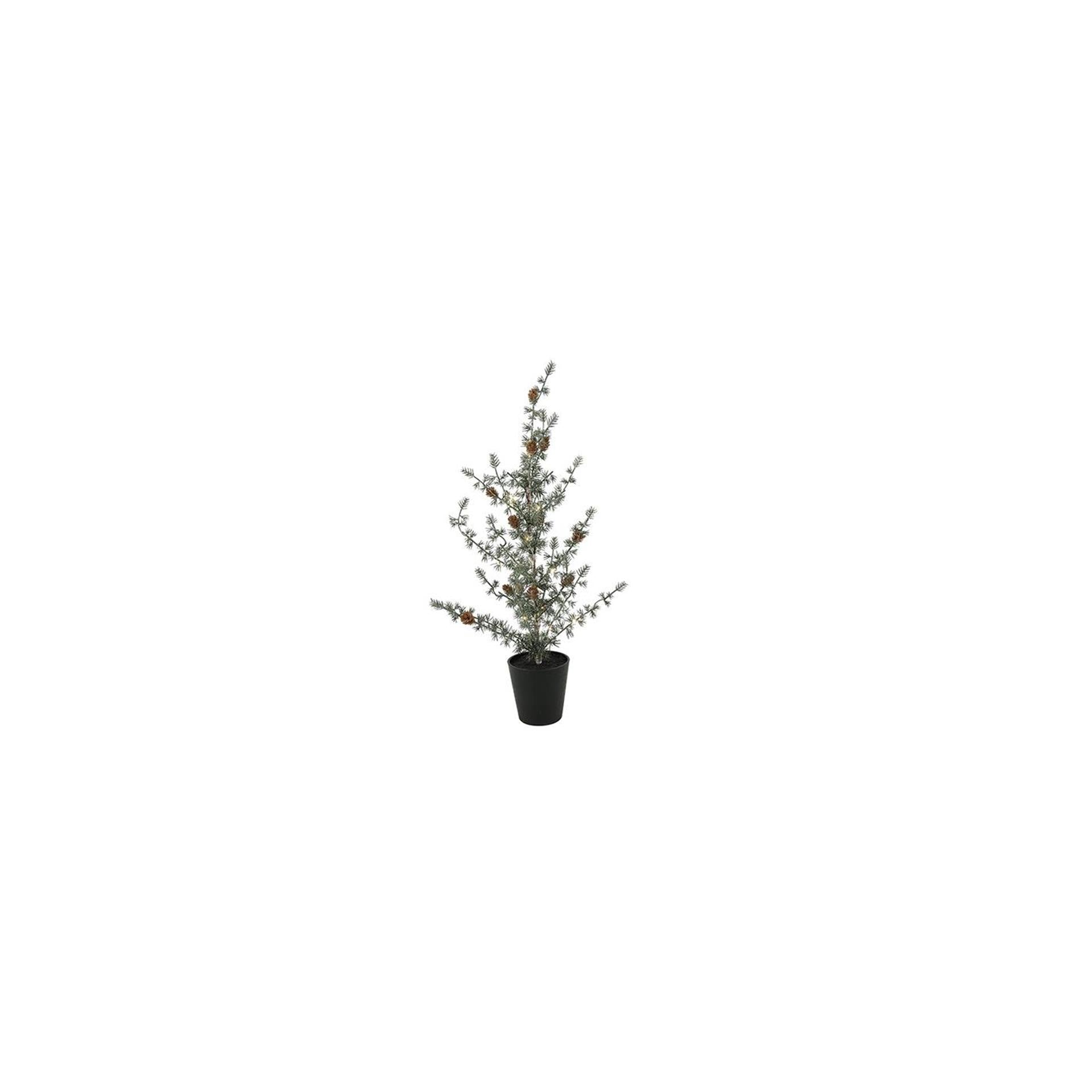Country field countryfield sapin de Noël led cedrus vert plastique 11x10x61cm 15led 3xaaa