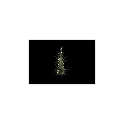 Country field countryfield sapin de Noël led cedrus vert plastique 11x10x61cm 15led 3xaaa