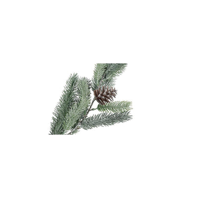 Guirlande champêtre champêtre abies vert avec paillettes plastique 22x18x183cm