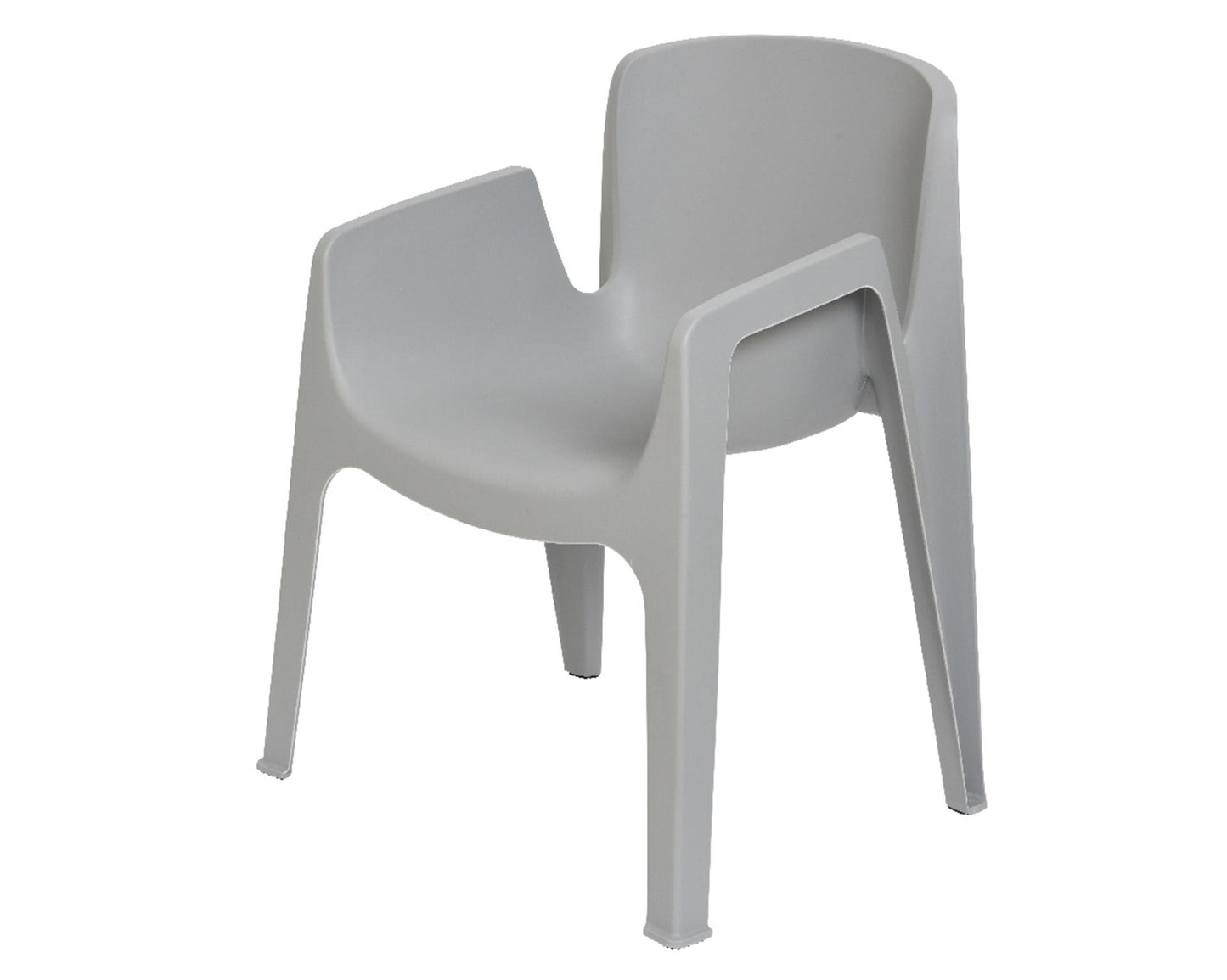 Chaise de salle à manger newyork en plastique gris