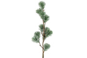 Champ de campagne champ de campagne branche artificielle Pinus sphaera plastique vert 14x10x64cm - afbeelding 2