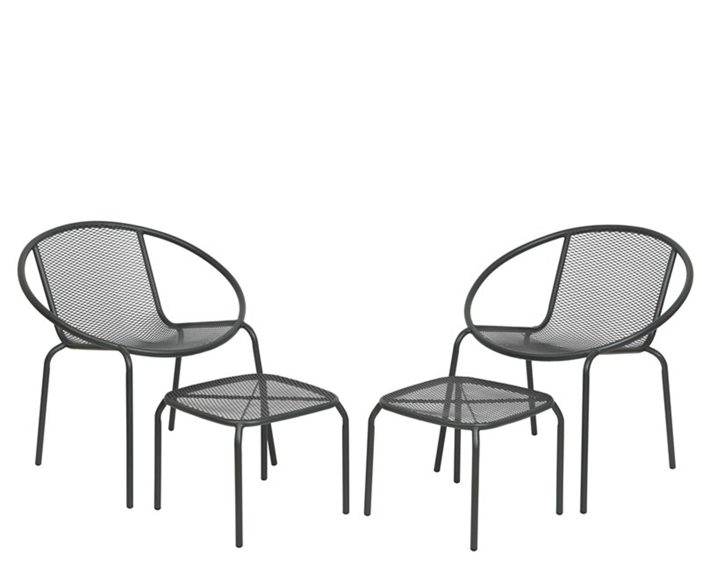 Decoris vigo ensemble de balcon anthracite
