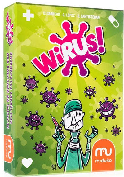 Trefl muduko - série wirus - jeu de cartes - 2 à 6 joueurs - 8+ ans