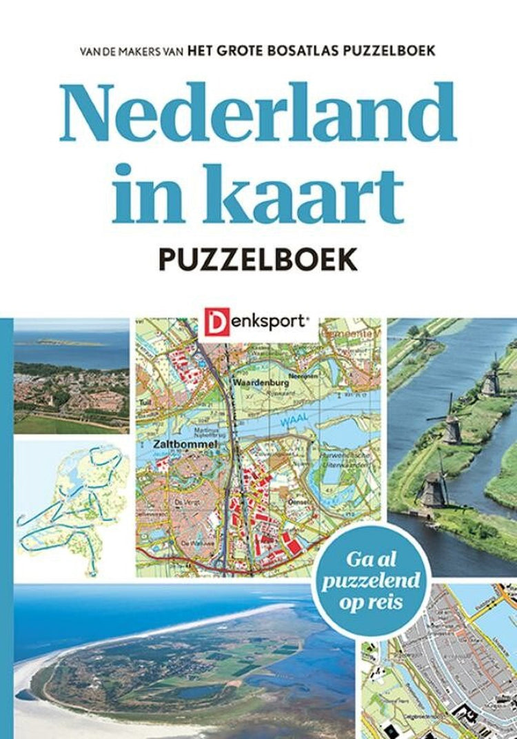 Denksport - livre de puzzles carte des Pays-Bas - puzzles logiques