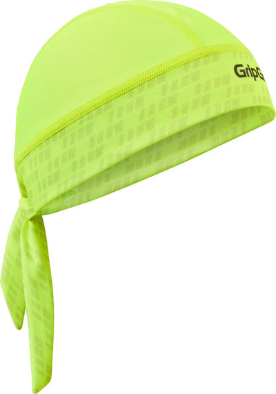 Gripgrab - bandana de vélo d'été protection contre la transpiration foulard de protection UV casquette de cyclisme - jaune haute visibilité - unisexe - taille unique