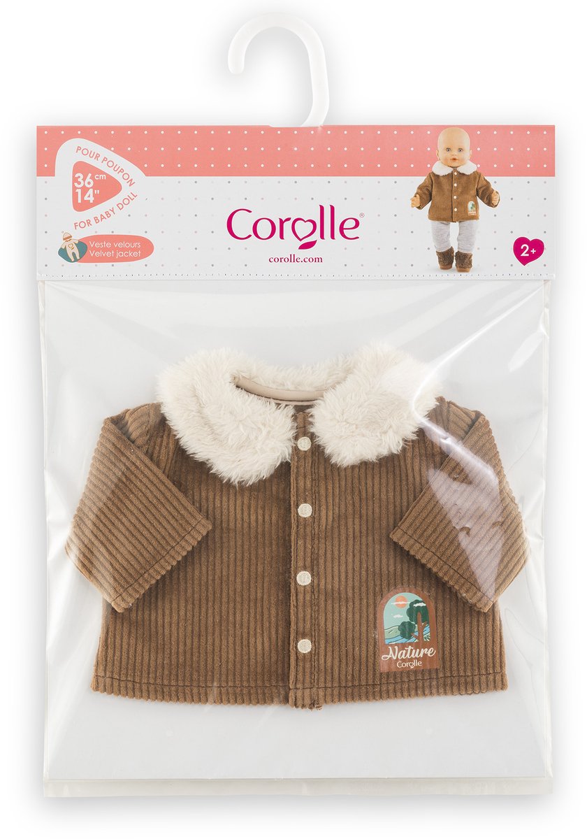 Veste en velours Corolle petit explorateur - 36cm