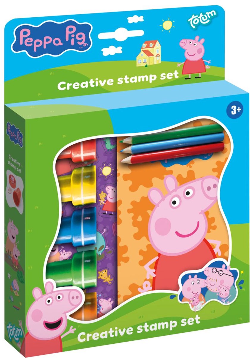 Ensemble de tampons créatifs de peppa pig