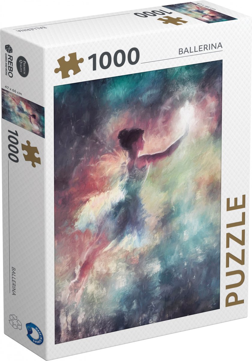 Rebo puzzle ballerine 1000 pièces