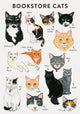 Bibliophile - flexi journal : chats de librairie