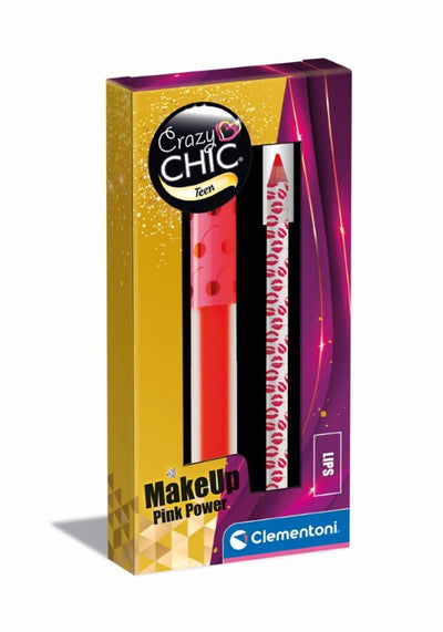 Clementoni Crazy Chic Lipgloss et Lippotlood Party Queen, 2e.