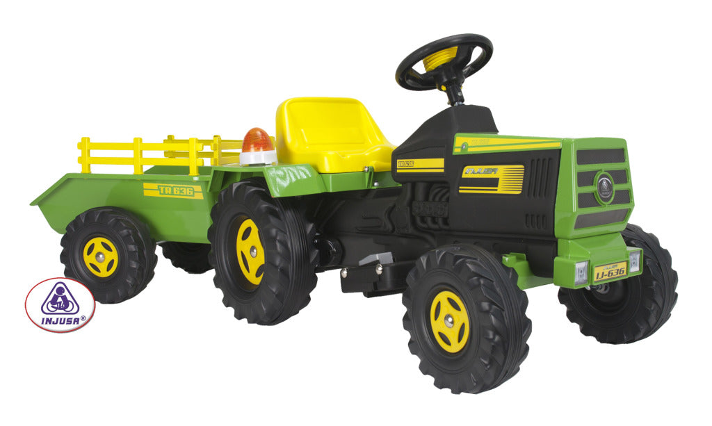 Injusa Basic Electric Children's Tracteur Green 6V