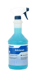 Nettoyant pour vitres Ecolab Alklanet en flacon pulvérisateur (1 litre)