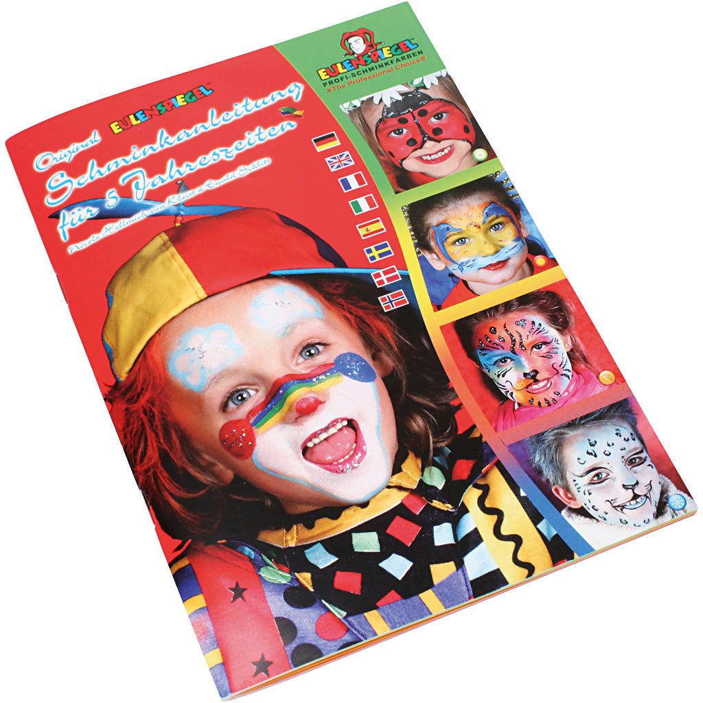 Livret Eulenspiegel Schmink, 19 Designs de maquillage, 1 pièce