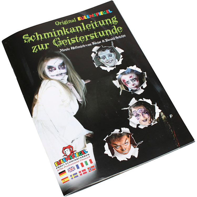 Livret Eulenspiegel Schmink, 16 designs de maquillage effrayant, 1 pièce