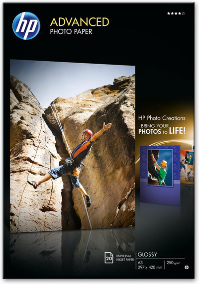 Papier photo Hp q8697a - a3 250g m 20 feuilles