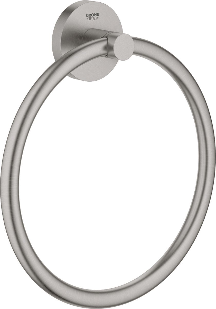 Support mural Grohe Start - super acier (aspect acier inoxydable)