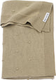 Couverture de berceau Meyco baby mini noeuds - sable - 75x100cm - 1,0 tog