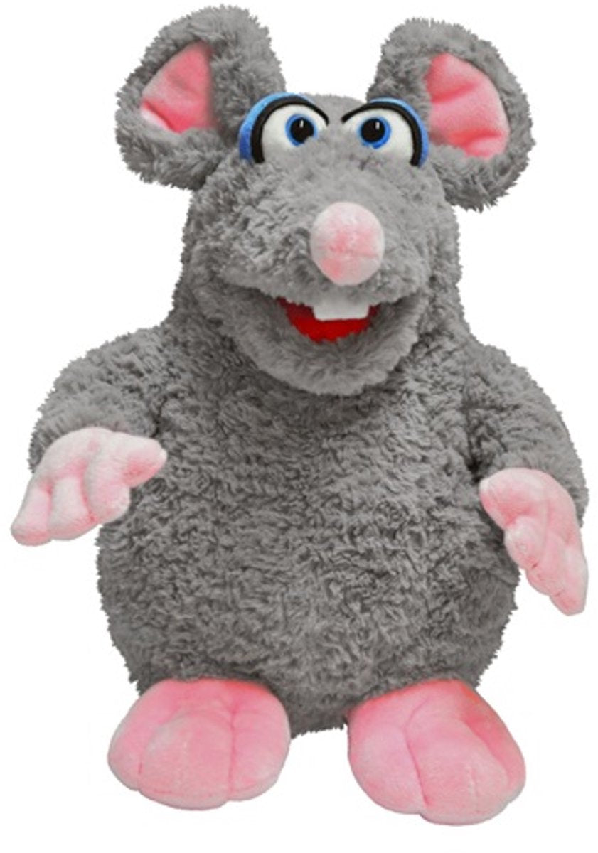 Living Puppets GmbH Living Puppets Marionnette à gants Souris grise 37 cm