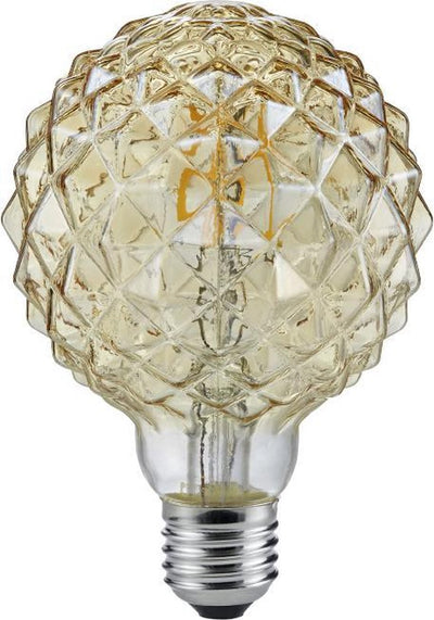 Trio globe - sources lumineuses - ambre - incl. 1x e27 4w -