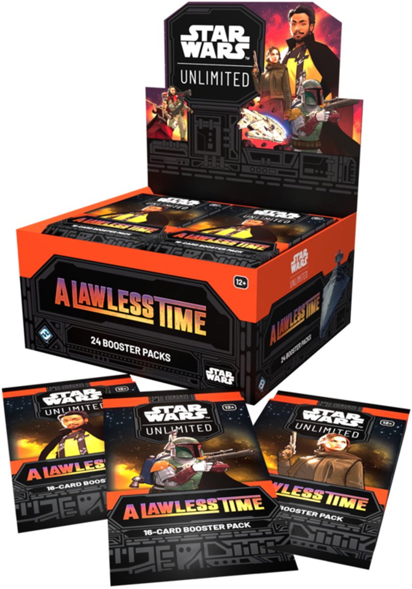 Asmodee star wars unlimited tcg - un booster de temps sans loi