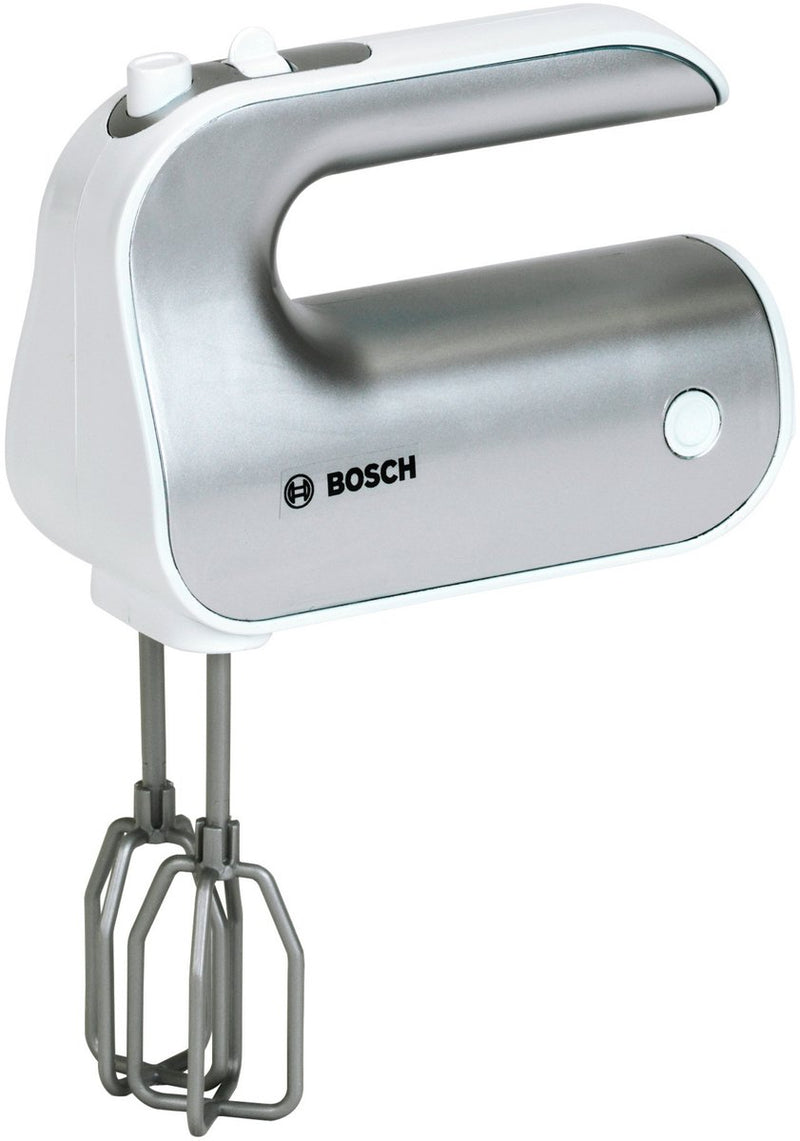 Klein Toys Bosch Mini-batteur à main jouet - 19x7x12 cm - incl. fouet amovible et rotatif - argent