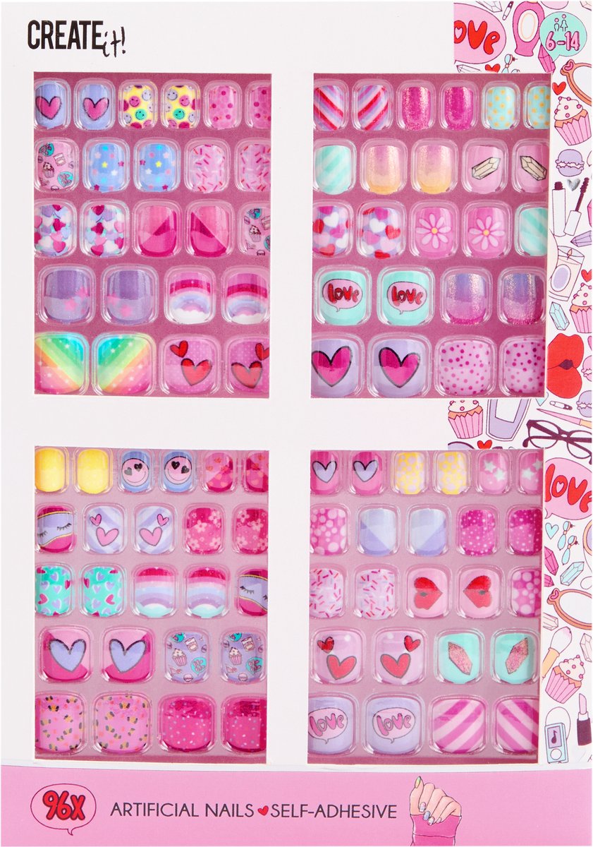 Créez-le! Ongles artificiels auto-adhésifs maxi