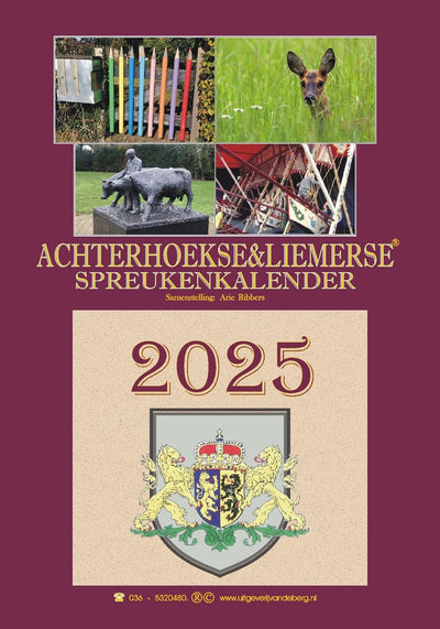 Calendrier des sorts Achterhoekse Liemerse sans marque sans marque 2025