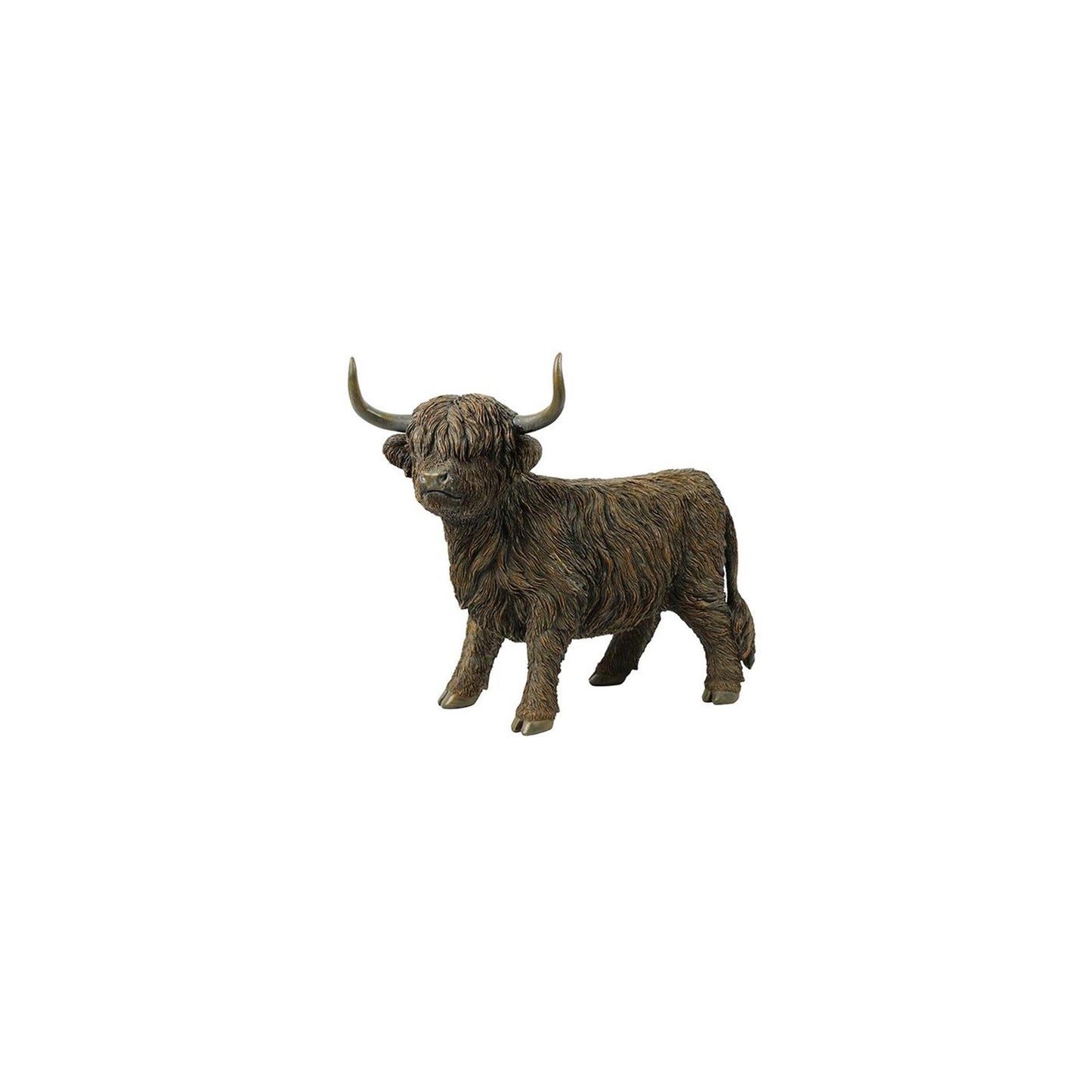 Statue Countryfield Highlander écossais marron h33cm