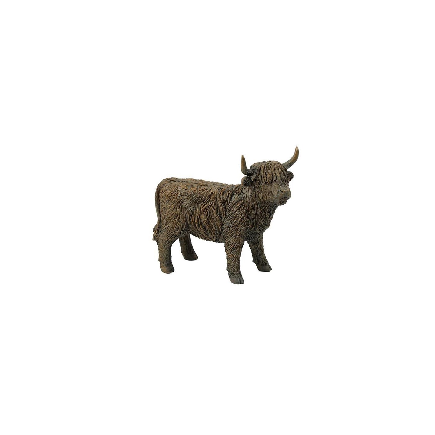 Statue Countryfield Highlander écossais marron h16cm