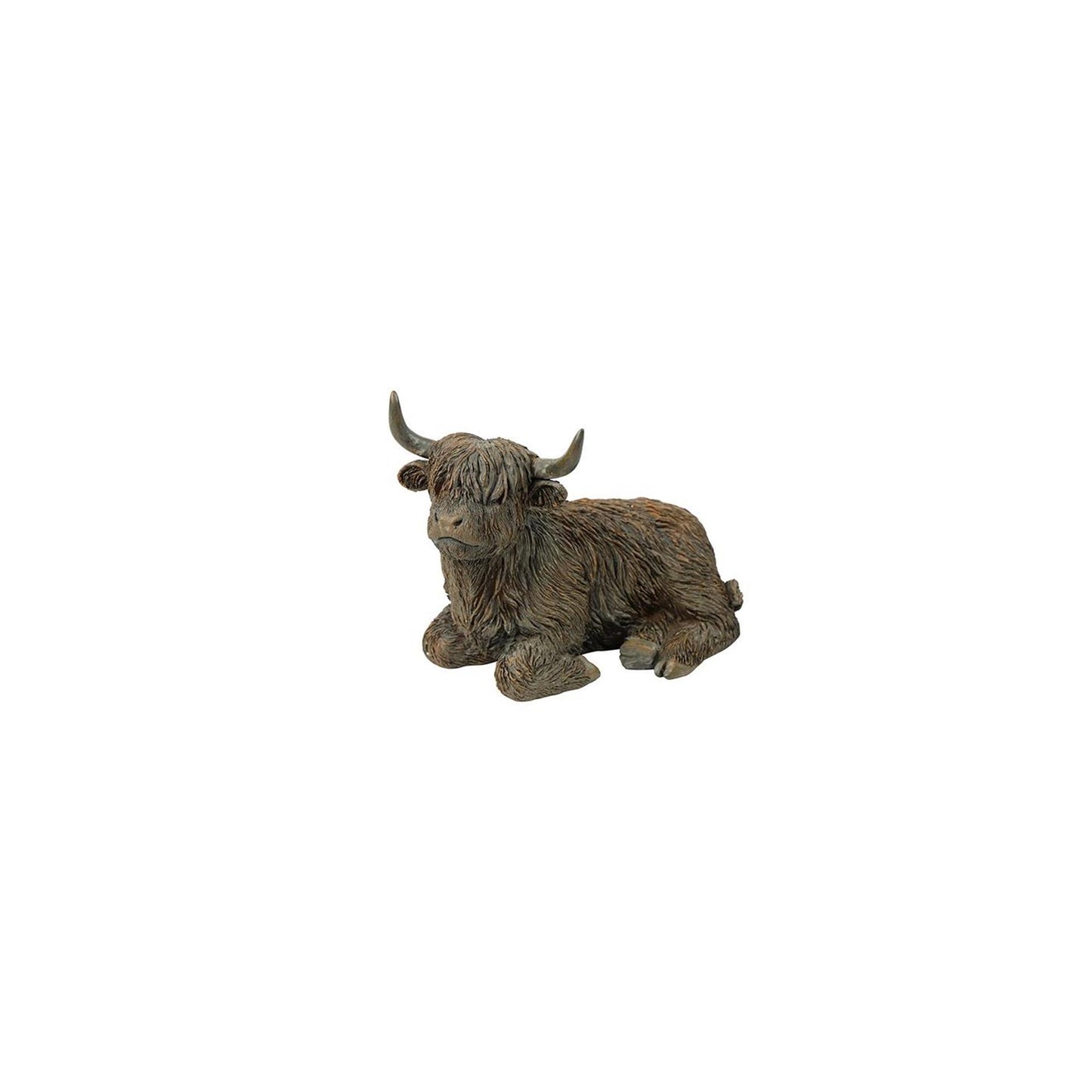 Statue Countryfield Highlander écossais marron h12cm