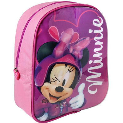 Sac à dos Cerda Minnie Mouse avec zone d'écriture + 2 marqueurs 25x31x10 cm rose