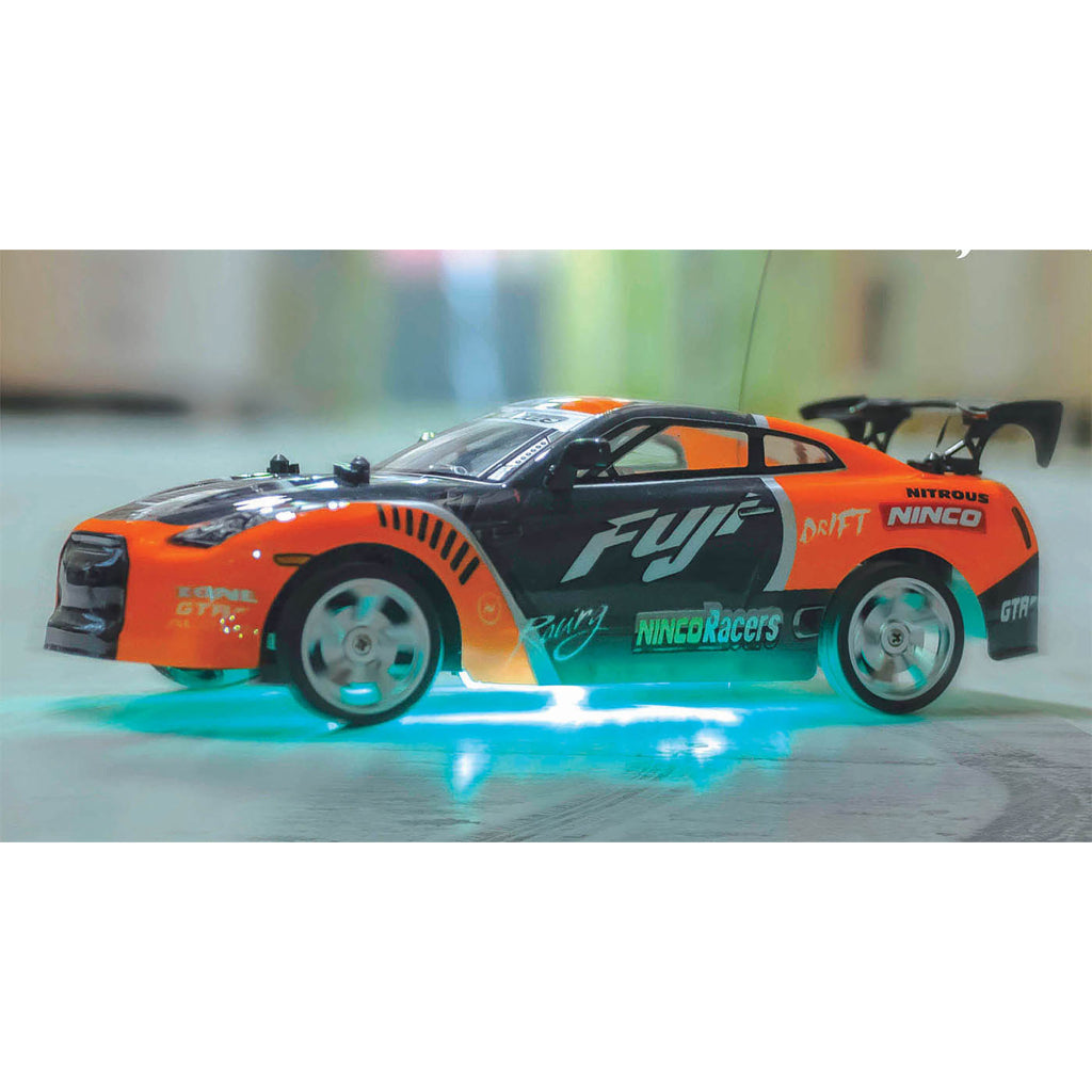 Ninco Ninco RC Fuji Driftauto + Light 1:18 Orange Black