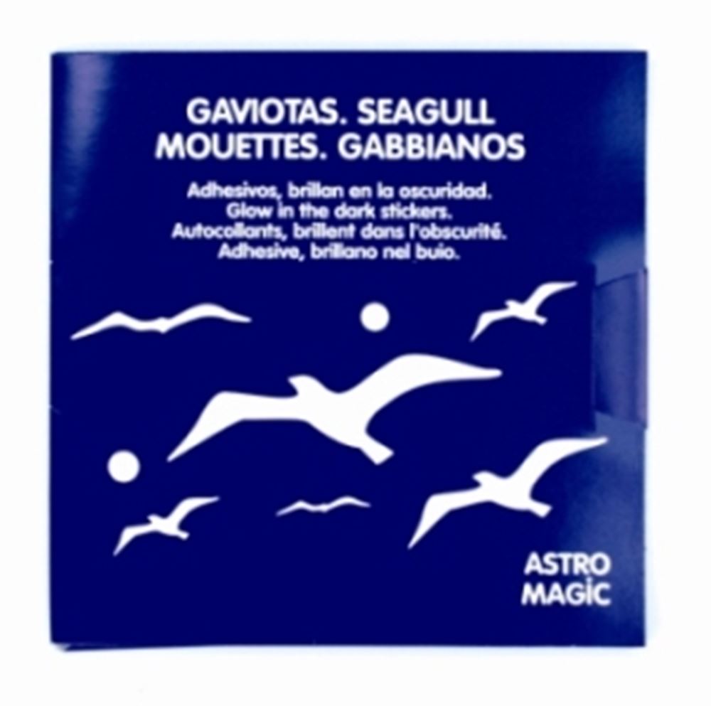 Autocollants phosphorescents mouettes (10 pièces)