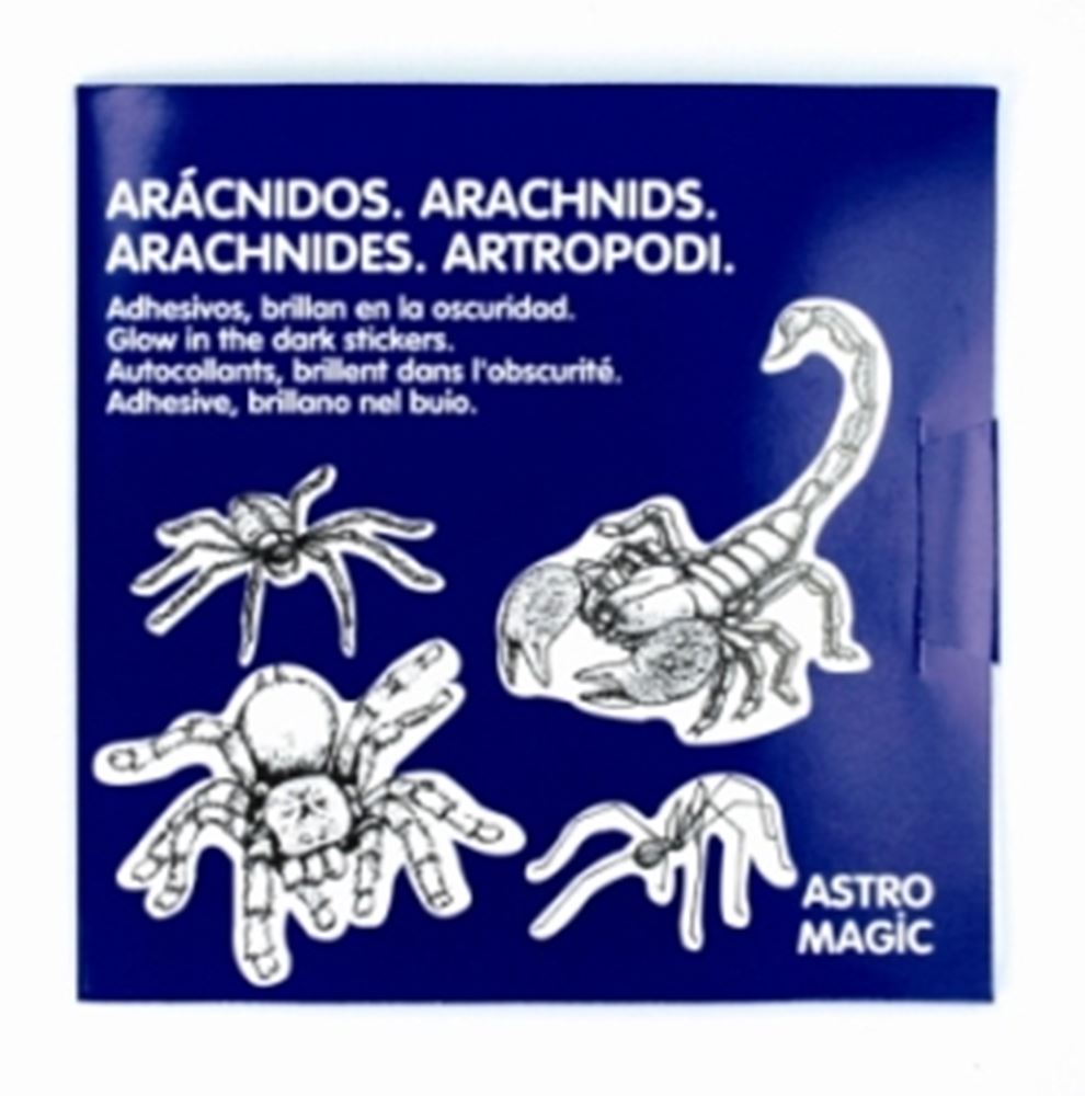 Autocollants phosphorescents araignées (10 pcs)