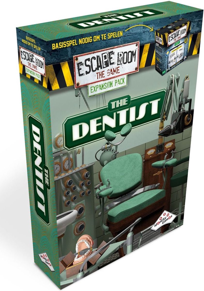 Jeux d'identité escape room l'extension du jeu set le dentiste - casse-tête