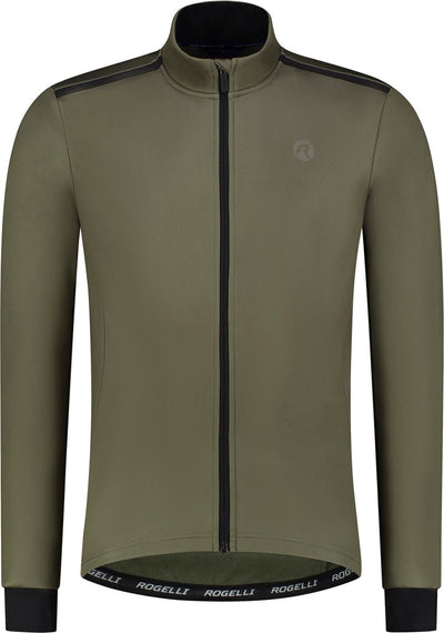 Rogelli Core Veste de cyclisme - Veste d'hiver pour homme - Coupe confort - Vert - Taille S