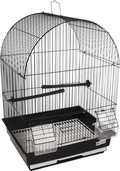 Cage à oiseaux Flamingo alor noir - noir - 34,5 x 28 x 48,5 cm