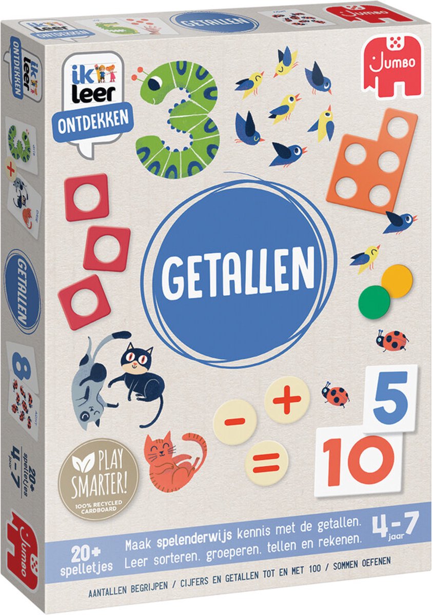 Jumbo J'apprends à découvrir le jeu éducatif des chiffres