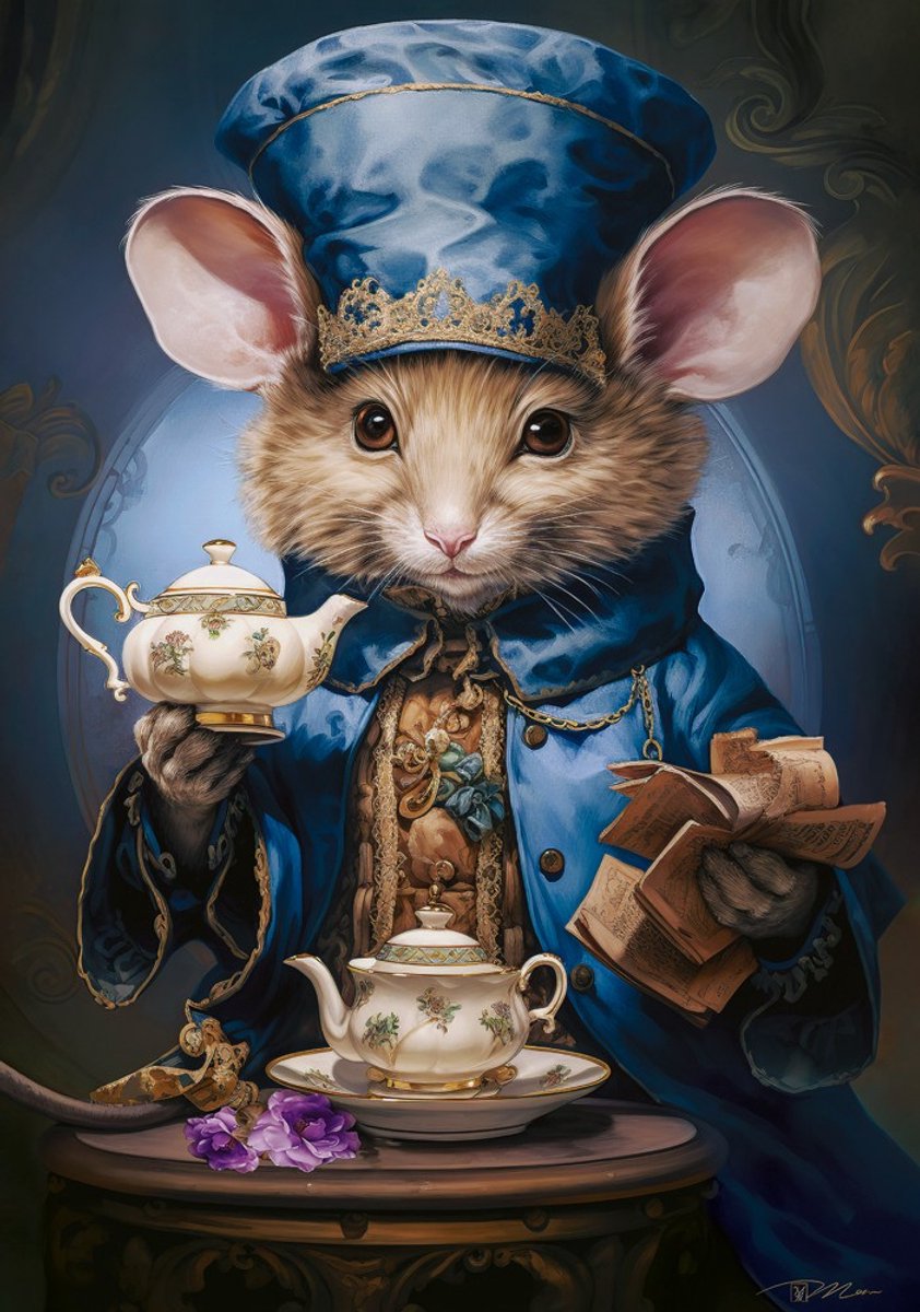 Puzzle Castorland Tea Time - Puzzle 500 pièces pour adultes.