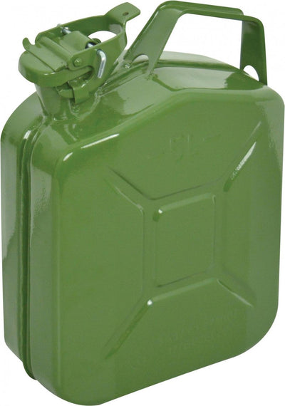 Bidon d'essence Carpoint 5 litres en métal - jerrican en acier - non inspecté - vert
