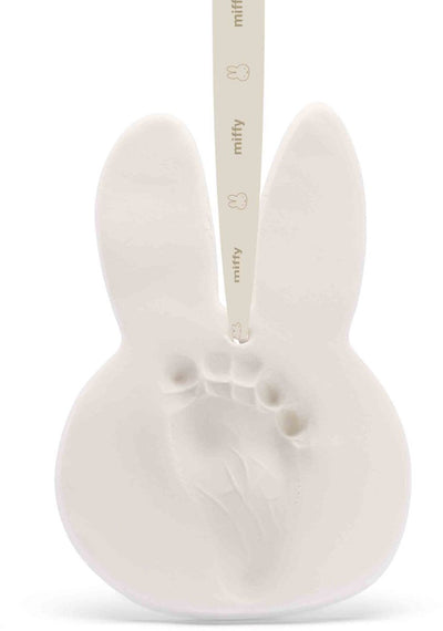 Dooky® Kit d'ornements cadeaux Dooky x Miffy – Souvenir d'empreintes de mains et de pieds de bébé