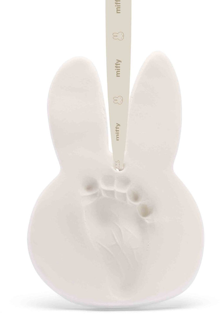 Dooky® Kit d'ornements cadeaux Dooky x Miffy – Souvenir d'empreintes de mains et de pieds de bébé